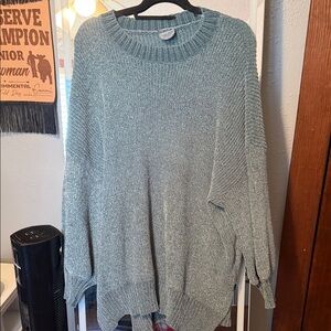 ARULA Soft Knit Blue Sweater